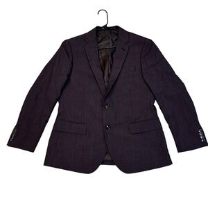 J.Crew Thompson Deep Purple Wool Blend Sport Coat Blazer Suit Jacket Men’s 40S